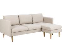 Milly canapé chaise longue tourné vers la droite ou la gauche beige.