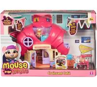 Millie & Friends Mouse in The House Croissant Cafe Playset, Jouets à Collectionner, Jeu imaginatif, Cadeau pour Les 3-7 Ans