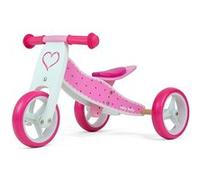 2-in-1 loopfiets Jake hartjes Draisienne à 3 Roues Fille Rose
