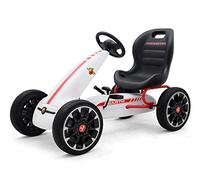 Milly Mally Kart à pédales pour enfants Abarth Véhicule à pédales Karting Jouet Karting pour enfants en plein air durable robuste de qualité