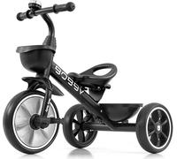 Milly Mally Bobby Tricycle dès 2 ans Roues résistantes en mousse Eva Sonnette Vélo de course Black