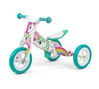 Milly Mally Cool Draisienne Vélo en Bois 2 en 1 Unicorn tricycle pour enfants