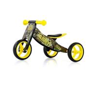 Milly Mally - Draisienne à 3 roues 2-in-1 - Jake Army Vert olive/Jaune