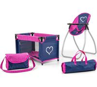 Milly Mally Elsa Prestige Navy Doll Set