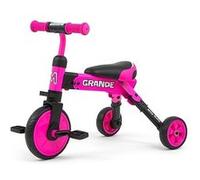 Milly Mally Vélo 2en1 – Draisienne 3 roues Junior Grande Rose