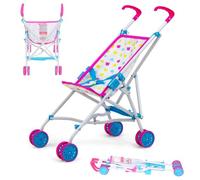 Milly Mally Julia Landau Poupées Pliable pour Les Filles à Partir de 3 Ans avec Roues en Mousse Sangles Candy