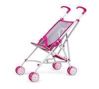 Milly Mally Julia Prestige Golf Stroller pour poupées, rose/gris