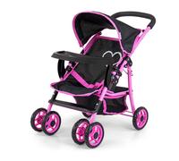 Milly Mally Kate Prestige Noir Poussette de sport pour poupées