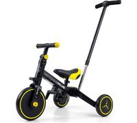 Milly Mally Optimus Plus 4in1 tricycle avec barre de guidage noir