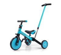 Milly Mally Optimus Plus Vélo 4 en 1 avec poignée Bleu