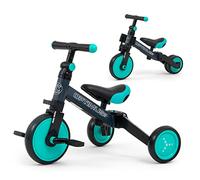Milly Mally Optimus vélo à Trois Roues 3 en 1 d'équilibre avec pédales pour Les garçons et Les Filles à partir de 1 an draisienne pour Enfants Porteur Cadeau Menthe