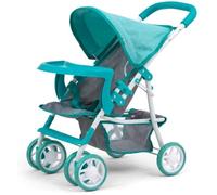 Milly Mally poupées poussettes Kate Prestige54 cm vert menthe/gris