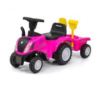 Milly mally ride on new holland t7 tracteur rose