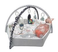 Milly Mally Tapis éducatif pour bébé 5in1 Minky Développement sensoriel Espace de jeu sûr Support de développement moteur