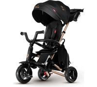 Milly Mally Tricycle de luxe Qplay Nova + caoutchouc doré