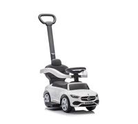 Milly Mally Véhicule avec Poignée Mercedes C-Class Cavalier Enfants Cadeau Enfant 12m+ Voiture Porteur Auto pour Enfant Dès 12 Mois, Volant Audio, Compartiment de Rangement sous Le siège(Blanc)