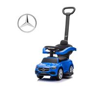 Milly Mally Véhicule avec Poignée Mercedes C-Class Cavalier Enfants Cadeau Enfant 12m+ Voiture Porteur Auto pour Enfant Dès 12 Mois, Volant Audio, Compartiment de Rangement sous Le siège (Bleu)