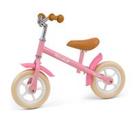 Milly Mally Marshall Draisienne Bleue et siège pour Enfants - Vélo Ultra léger - Siège et Volant réglables - Vélo d'équilibre sans pédale - Cadeau pour garçons et Filles (Rose)