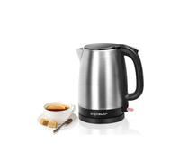 Milo - Bouilloire électrique 0% BPA en acier inoxydable poli. Grande capacité de 1.7 L, 2200W. Ebullition rapide. Design exclusif.