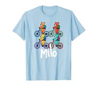 Milo Cute Teddy Bears And Bikes Bicycle Design T-Shirt