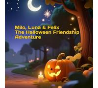 Milo, Luna & Felix: The Halloween Friendship Adventure: A cute Halloween story for children about kindness, friendship, and helping others, with a surprise coloring section at the end!