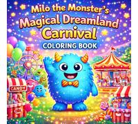 Milo the Monster’s Magical Dreamland Carnival Coloring Book: Cute & Easy Fun Monster Adventures for Kids Ages 3-8 | Big Bold Coloring Pages with Positive Messages, Creativity & Learning Activities
