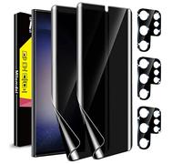 Milomdoi [2+3Pièces] Protection ecran pour Samsung Galaxy S23 Ultra 5G 2 Pièces TPU Anti Espion 3 Pièces Verre Trempé Camera Objectif Arriere Appareil photo Coque amical Accessoire