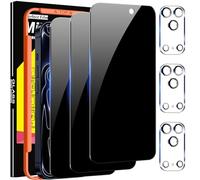 Milomdoi 3 Pièces Verre Trempé pour iPhone 17 Pro Max Ecran Anti Espion Vitre Accessoire Coque Amical, [True 25°Anti Espion] avec 3 Pièces Caméra Arrière Protecteur, protection intégrale de L'écran