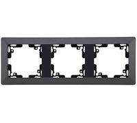 MILOS 3-fach Rahmen, anthrazit, Dreifachrahmen