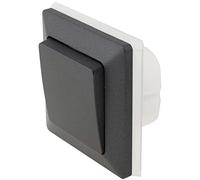 ChiliTec Interrupteur inverseur MILOS IP44, anthracite mat, borne à vis