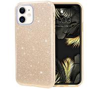 MILPROX Coque pour iPhone 11, Coque Bling Glitter Paillettes de Housse Protection pour iPhone 11 6.1 Blond