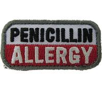 MILSPEC Patch singe Pénicilline Allergie Moral Patch (Full Color (médical)