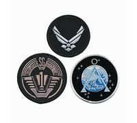 Miltacusa Stargate SG-1 Lot de 3 écussons thermocollants à coudre pour costume