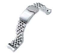 MiLTAT 20mm Bracelet de montre compatible avec Seiko Sumo SBDC001 SBDC031 SPB101, style-Louis