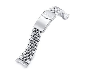 MiLTAT 22 mm Angus-J Louis JUB Bracelet de montre en métal compatible avec Orient Triton