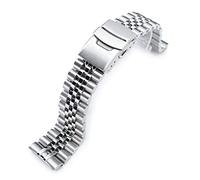 MiLTAT 22mm Bracelet de montre compatible avec Seiko SRP777 SRPA21, style-JUB