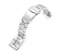 MiLTAT 22mm Retro Shaver Blade Bracelet de montre en métal à dégagement rapide Extrémité droite