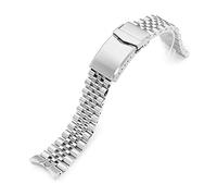 MiLTAT Bracelet de montre en métal 20 mm Super-JUB-II compatible avec Seiko Alpinist SARB017