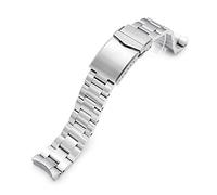 MiLTAT Bracelet de montre Super-O Boyer 20 mm compatible avec Seiko 5 Sports 40 mm SRPE51 SRPE53 SRPG35, Man's size, Agate
