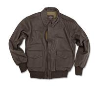 Miltec Blouson Cuir Pilote A2 Marron Brown 903