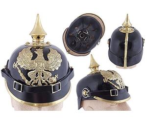 Miltec Casque À Pointe Preussien (Repro) Noir OneSize