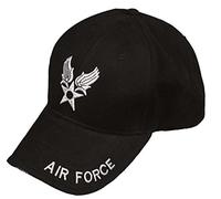 Miltec Casquette Base-Ball Sand.'Airforce'Noire Noir OneSize