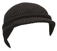 Miltec Mil-Tec Bonnet Watch Us avec Visière Polyacrylique, Noir, OneSize Homme