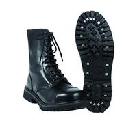 Mil-Tec Bottes Invader mi-mollet 10 trous mixte Noir Taille unique EU