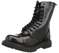 Miltec Mixte Boots 10 Trous 'Invader' Botte mi-Mollet, Noir, Taille Unique