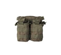 Mil Tec Porte-chargeurs double M4/M16 Open Top Fixation MOLLE Vert OD Adulte unisexe Taille unique
