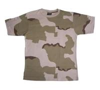 Miltec T- Shirt Camouflage Desert (3 Couleurs) Taille M Adulte Unisexe