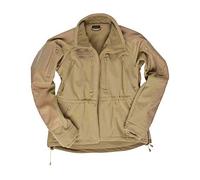 Mil-Tec Softshell Plus, veste textile imperméable S Beige (Coyote) Beige (Coyote)