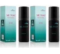 MILTON LLOYD Me Too Eau de Toilette pour Homme 50 ml (Lot de 2)