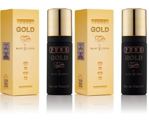 Milton-Lloyd Pure Gold for Men 1.7 oz EDT Spray (Lot de 2)